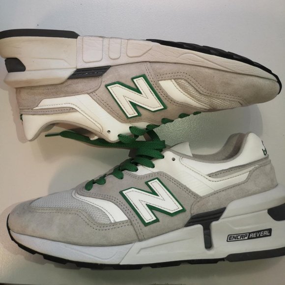 New Balance 997 Sports MADE IN USA Customize Green Size 9.5 US - Picture 3 of 6